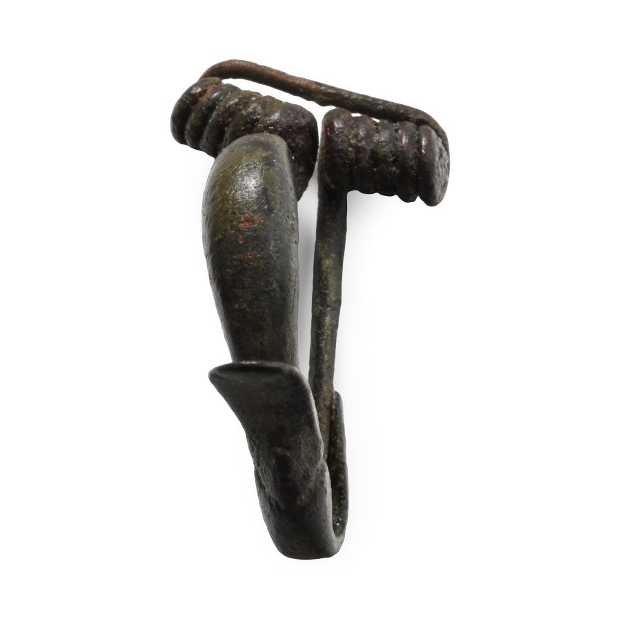Romano-Celtic Bronze Duck Head Bow Brooch
