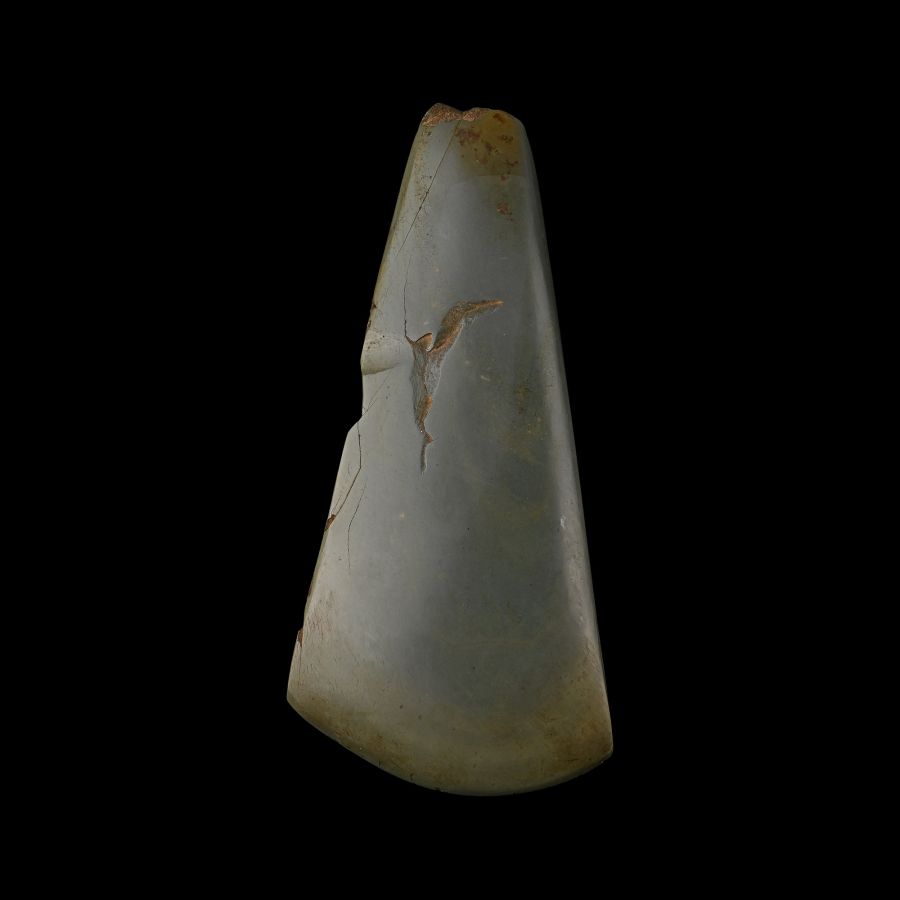 Large Greenstone Polished Axehead