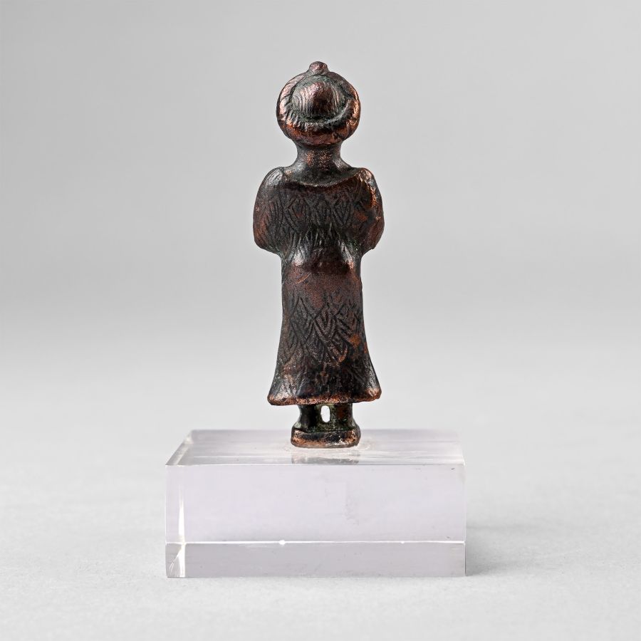 Middle Elamite Copper Figure of a Worshipper
