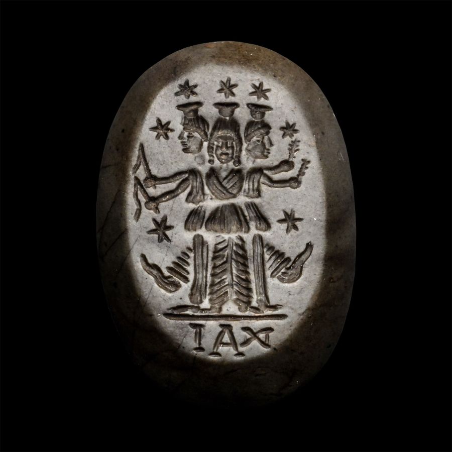 Post Classical Gemstone with Magical Inscription