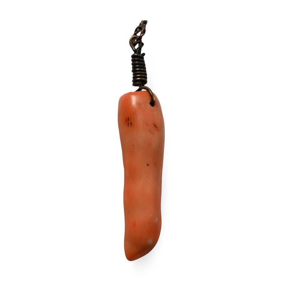 Baroque Style Coral Amulet