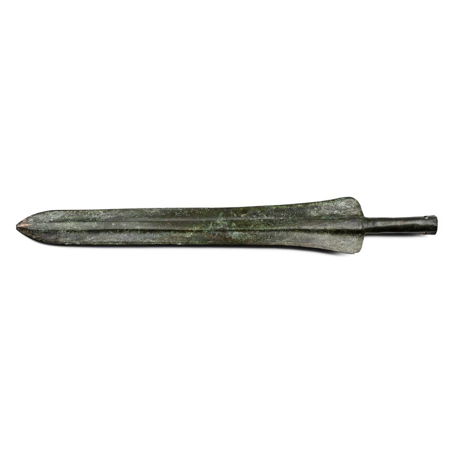 Luristan Bronze Socketted Spearhead