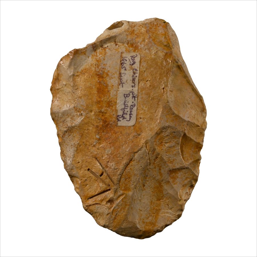 British Stone Age Knapped Flint Axe