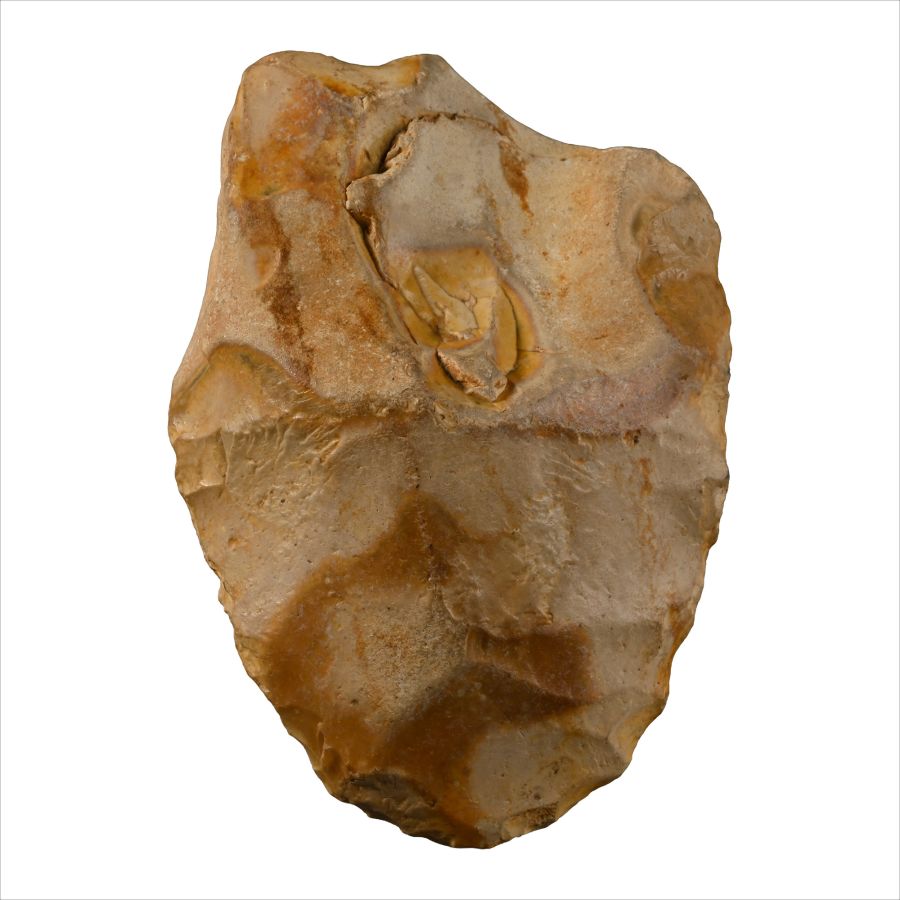 British Stone Age Knapped Flint Axe