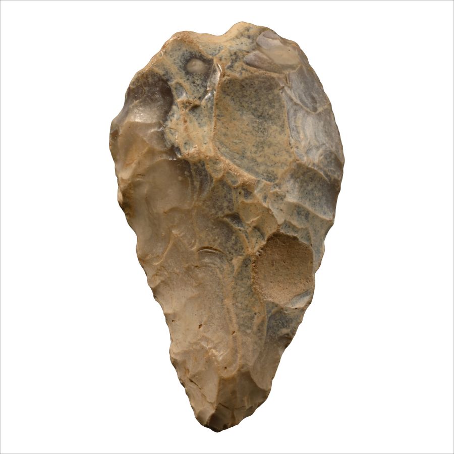 British Stone Age Knapped Flint Axe