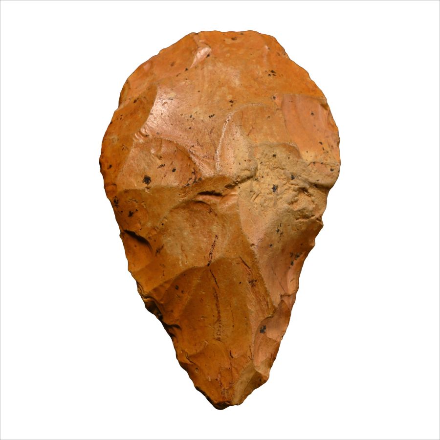 British Stone Age Knapped Flint Axe