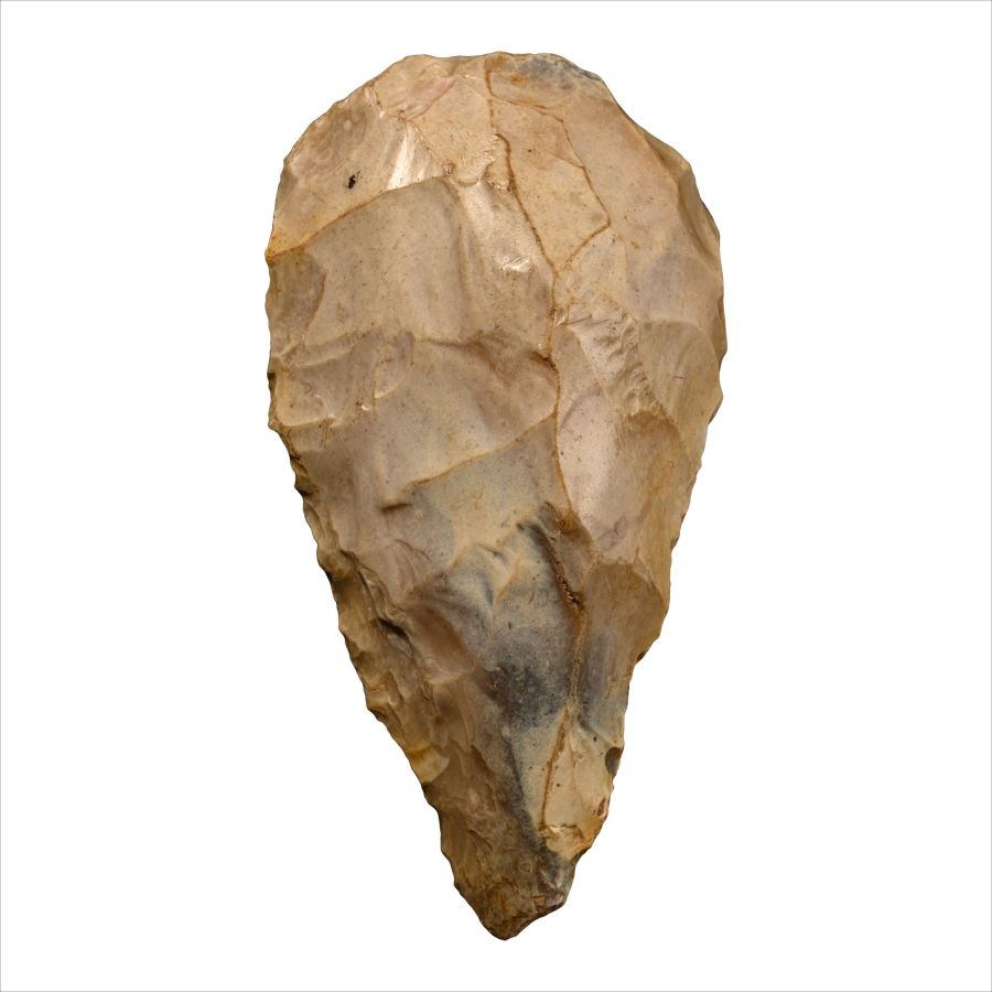 British Stone Age Knapped Flint Axe
