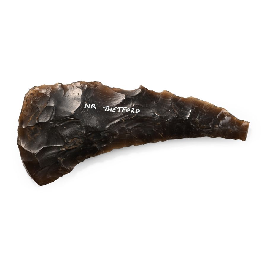 British Stone Age Knapped Flint Sickle Knife
