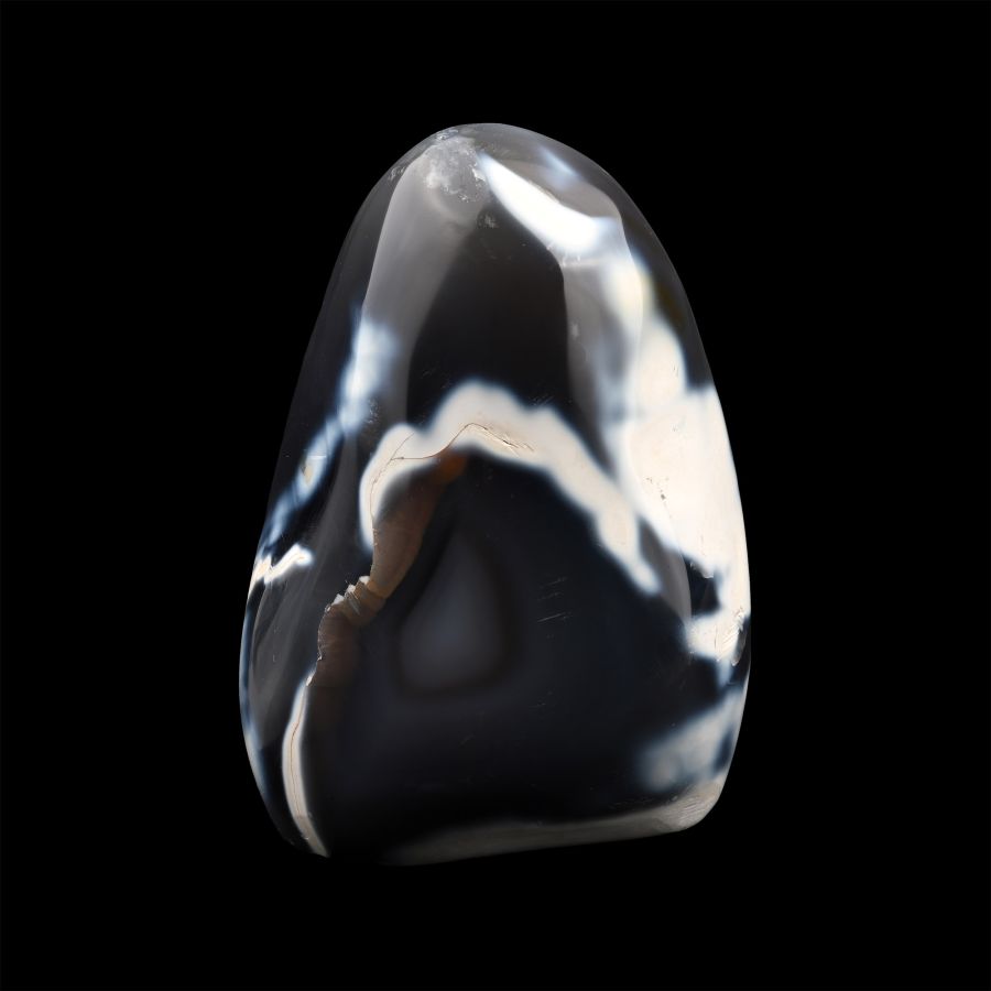 Polished 'Orca' Agate Display Piece