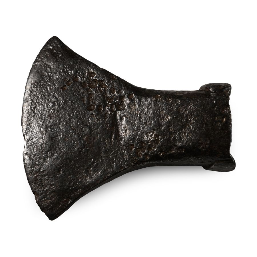 Celtic Iron Open Socketted Splayed Axehead