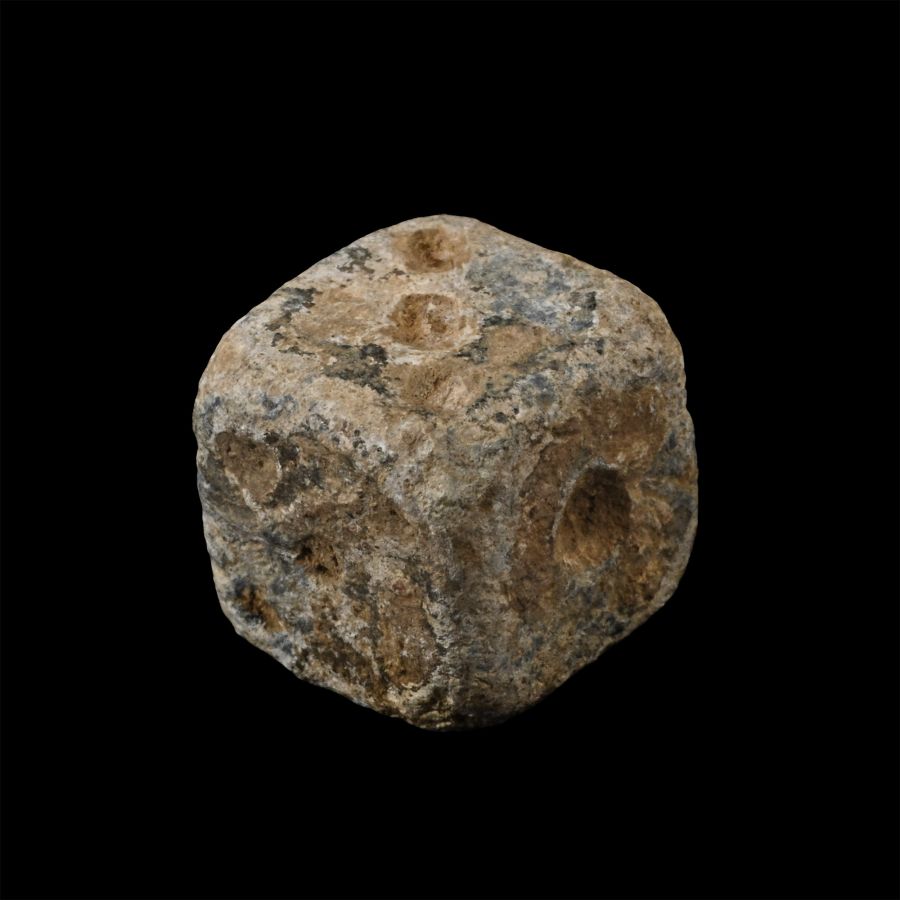 Roman Lead Gaming Die