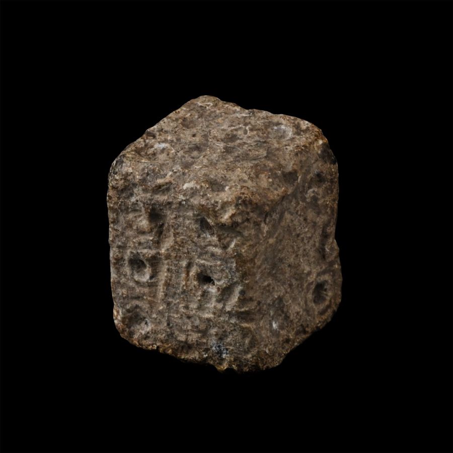 Roman Lead Gaming Die