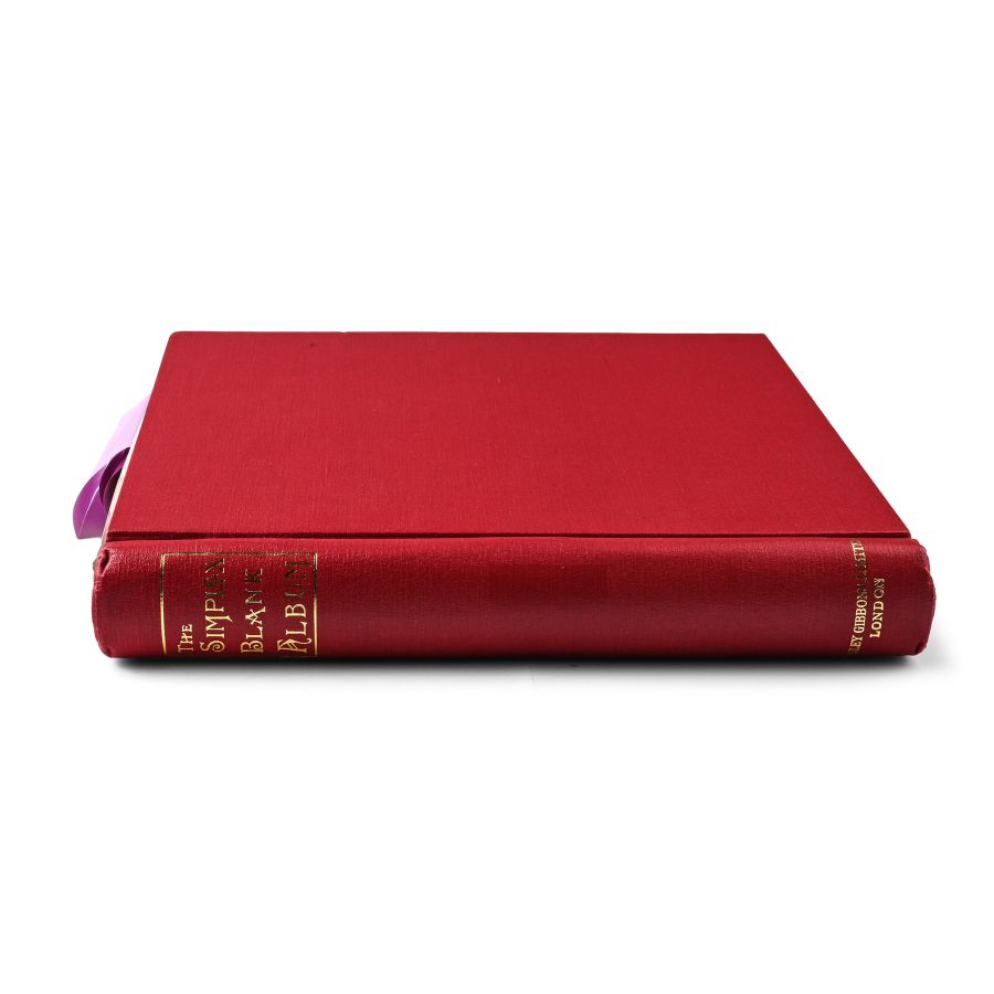 Loose Leaf Red Simplex Album of World Stamps