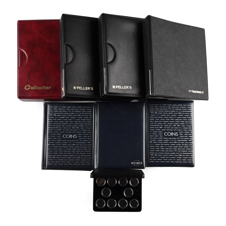 Group of Eight [8] Coin Albums and Coin Case.