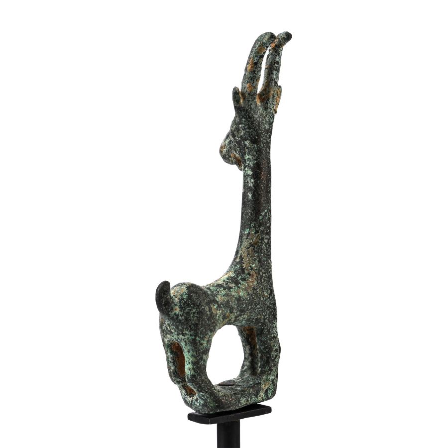 Luristan Bronze Antelope Statuette