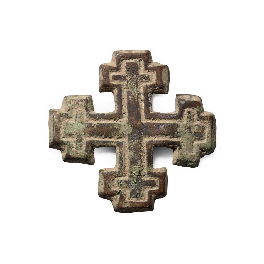 Medieval Bronze Knight's Holy Sepulchre Badge