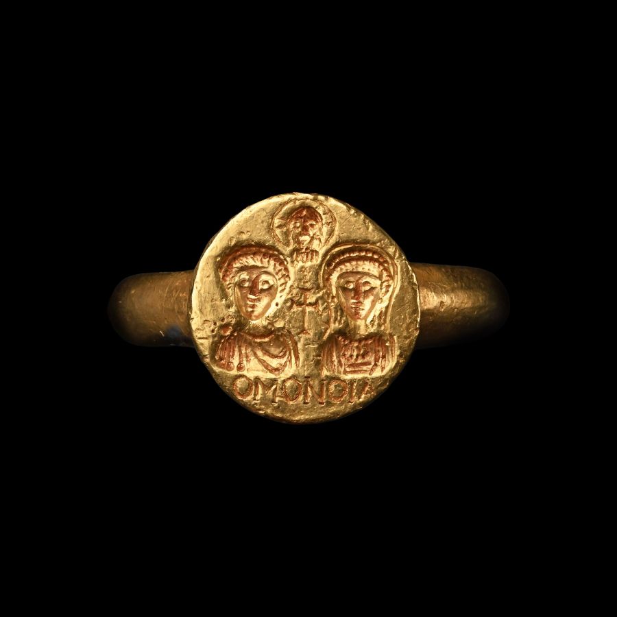Byzantine Gold Marriage Ring
