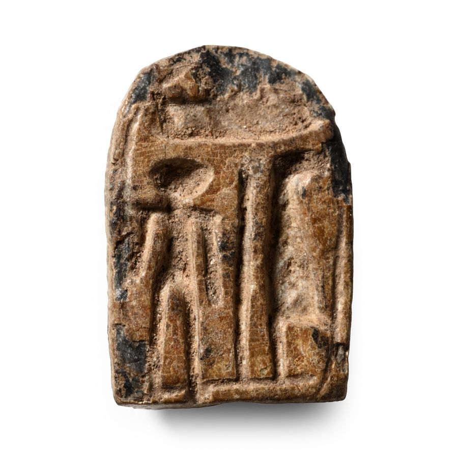 Egyptian Steatite Tilapia Fish Plaque Amulet