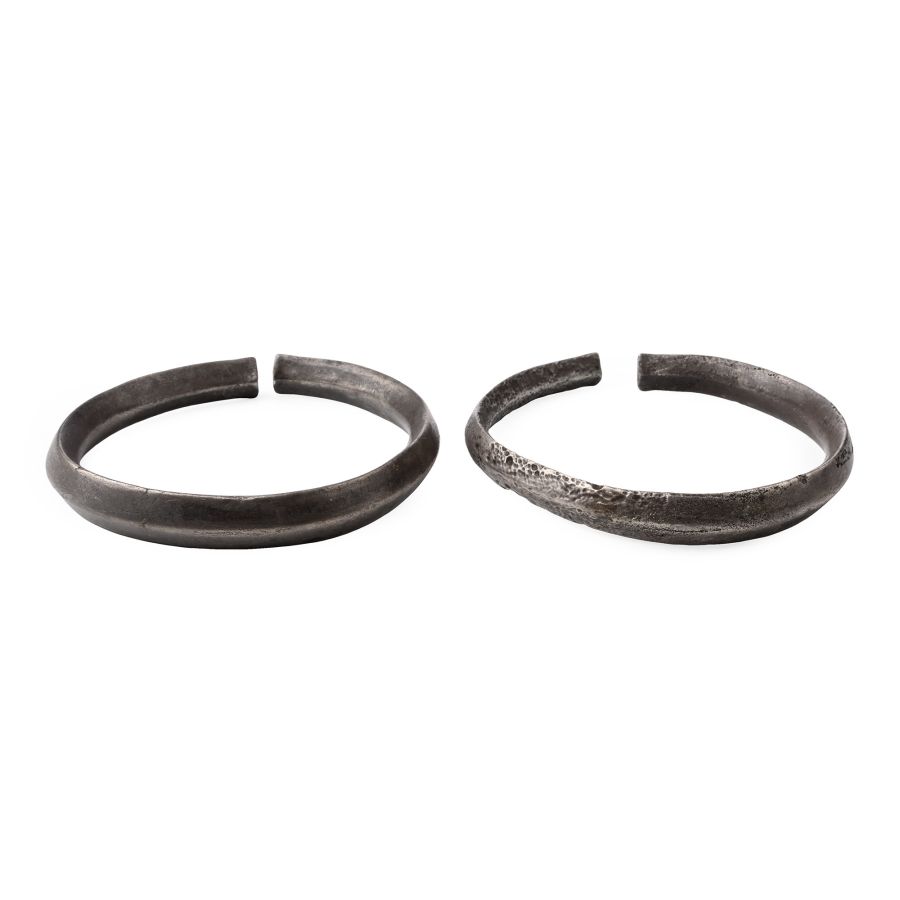 Greek Undecorated Silver Bracelets