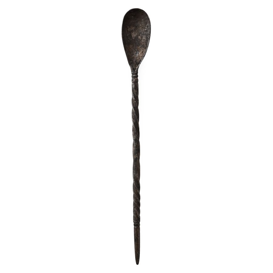 Roman Silver Spoon with Twisted Handle
