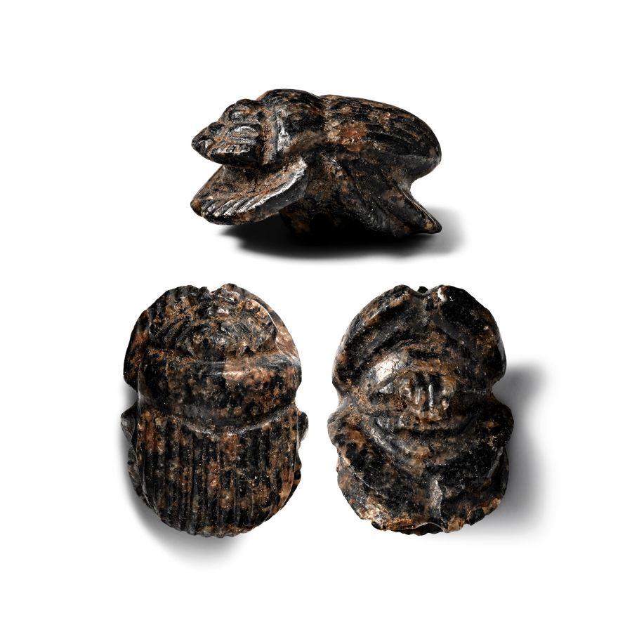Egyptian Diorite Heart Scarab