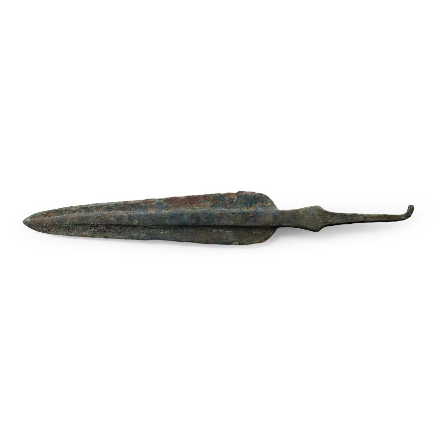 Luristan Bronze Tanged Spearhead