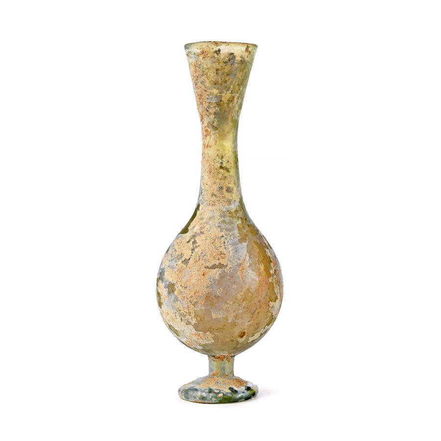 Roman Footed Glass Vessel