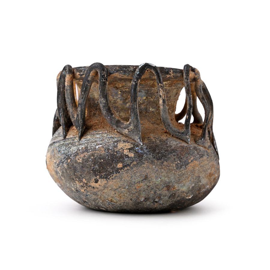 Roman Glass Vessel with Iridescence