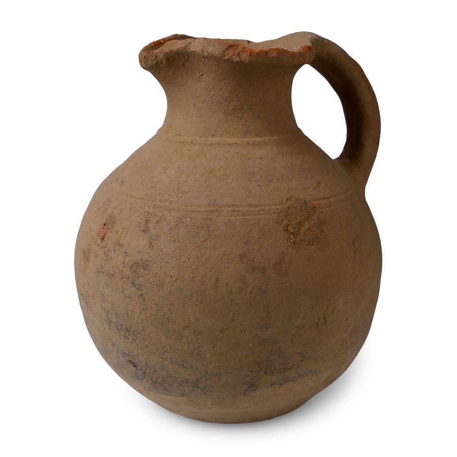 Western Asiatic Terracotta Jug with Trefoil Mouth