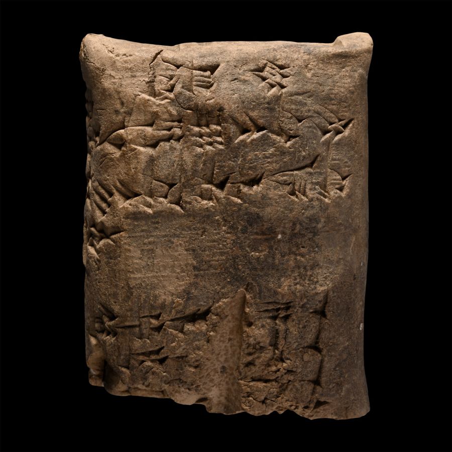 Old Babylonian Cuneiform Tablet with Legal Text