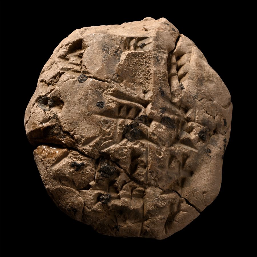Old Babylonian Cuneiform School Exercise Tablet