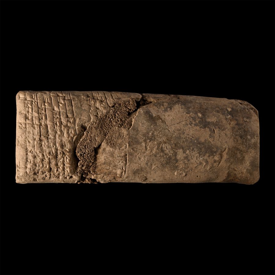 Large Old Babylonian Cuneiform Tablet with Administrative Text