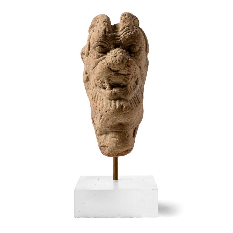 Neo-Assyrian Terracotta Head of Pazuzu