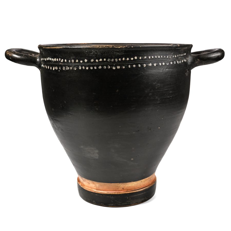 Exceptionally Large Greek Gnathian Skyphos