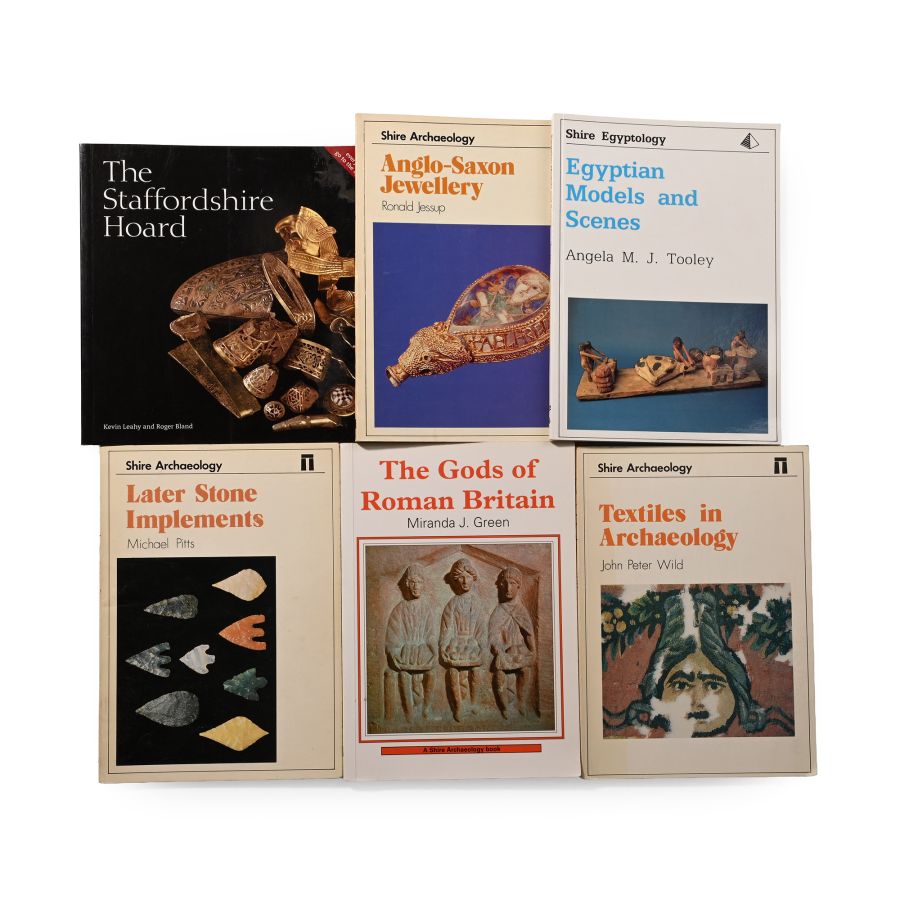 Shire Archaeology Books and The Staffordshire Hoard - 6 Titles