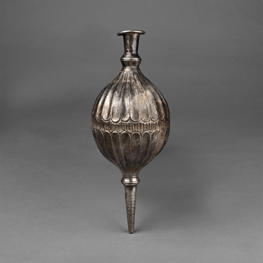 Large Greco-Roman Silver Wine Infundibulum