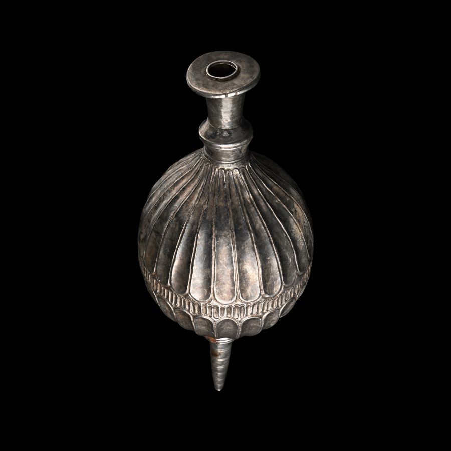 Large Greco-Roman Silver Wine Infundibulum