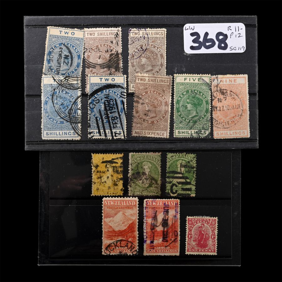 NEW ZEALAND - QV Stamp Collection