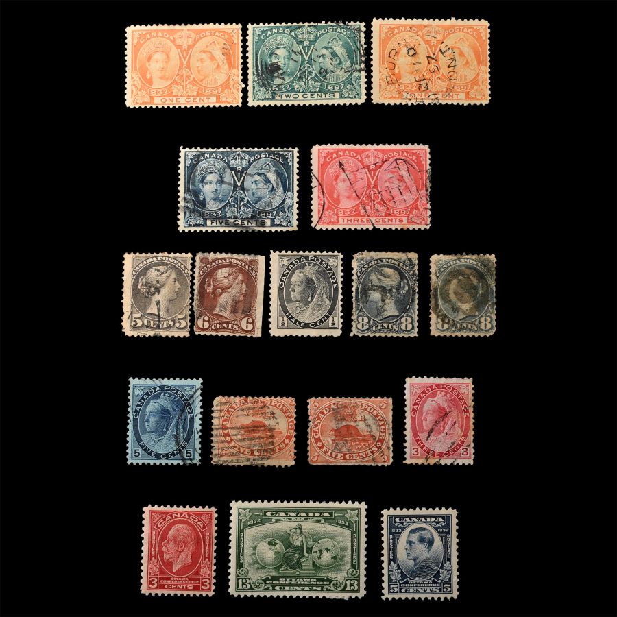 CANADA - QV and Later Stamp Group
