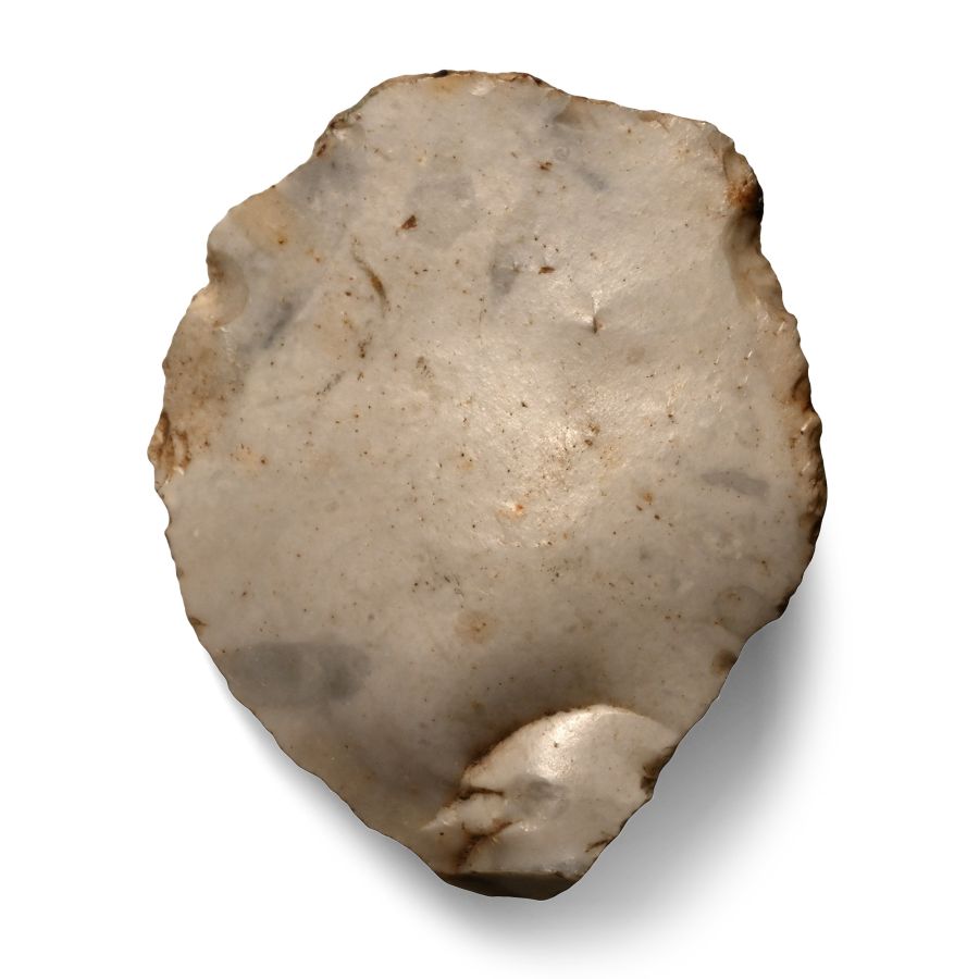 Farnham Stone Age Knapped Flint Scraper