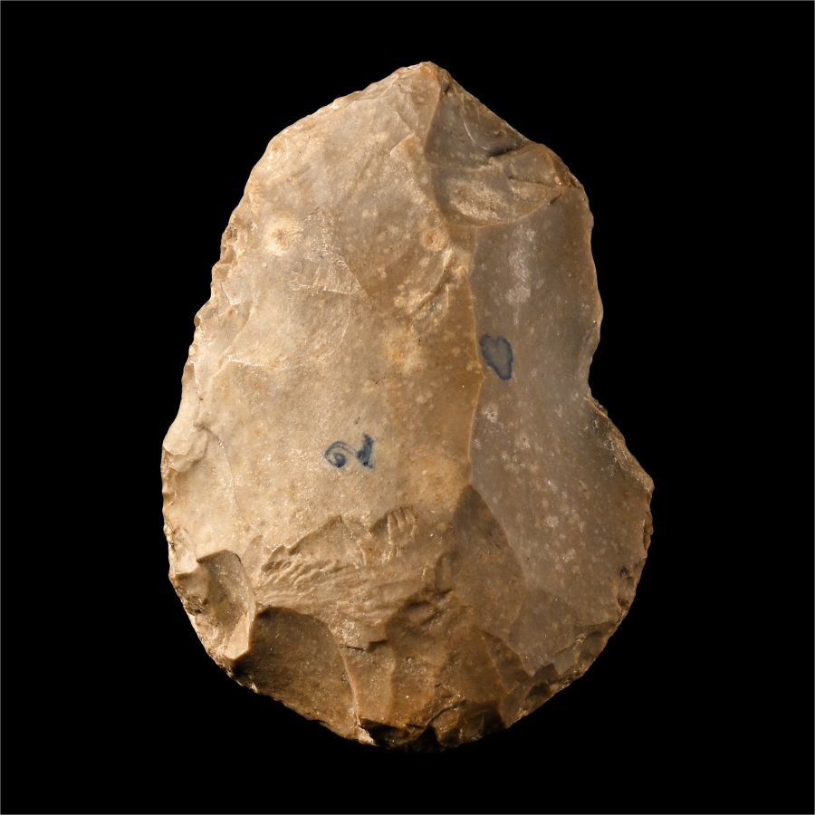 Fawcett Collection Egyptian Knapped Stone Axe with Fawcett Monogram