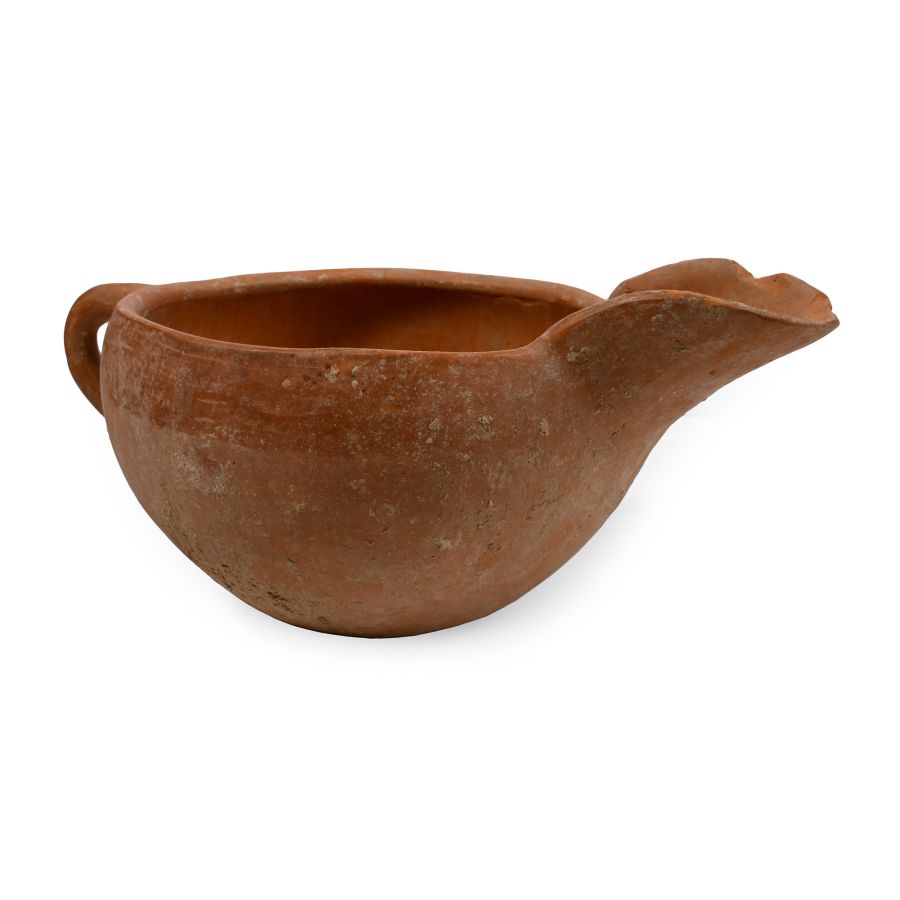 Large Western Asiatic Terracotta Dipper Cup