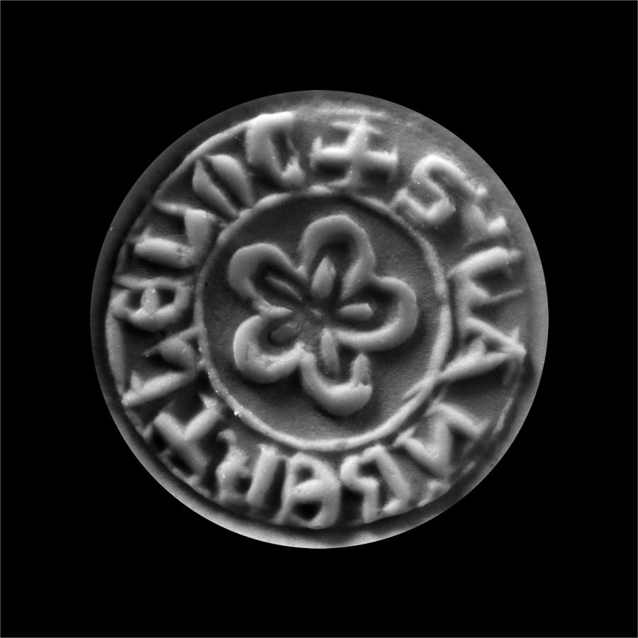 Medieval Bronze Seal Matrix for Lambert
