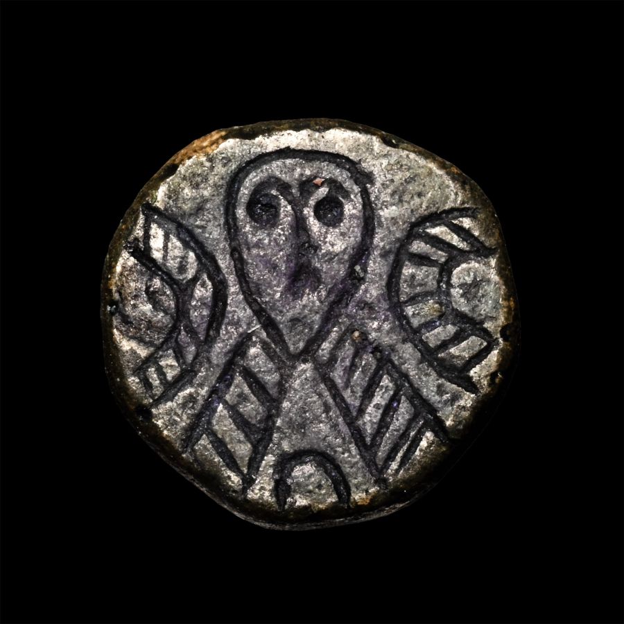 Byzantine Bronze Seal Matrix with Bust