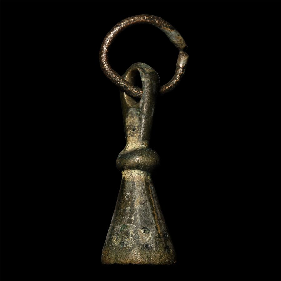 Byzantine Bronze Seal Matrix with Bust