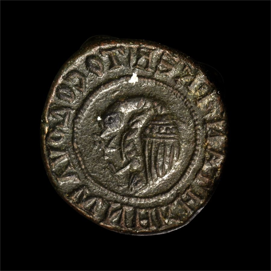 Byzantine Bronze Four-Faced Seal Matrix with Bust