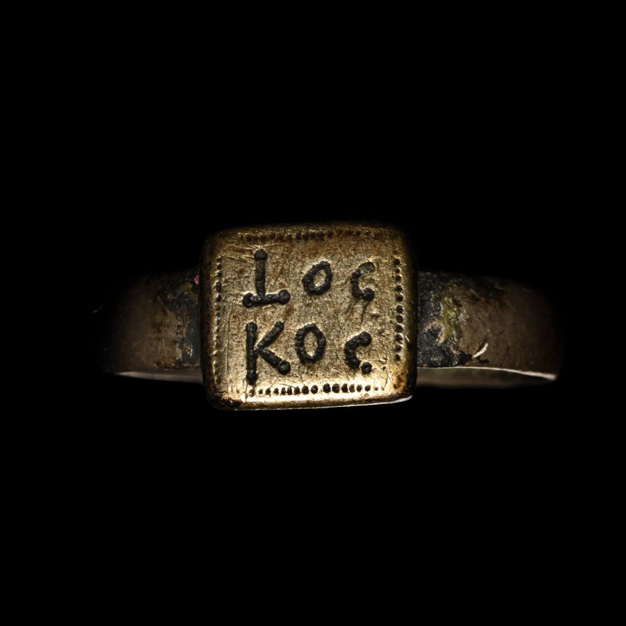 Byzantine Ring with Inscribed Bezel