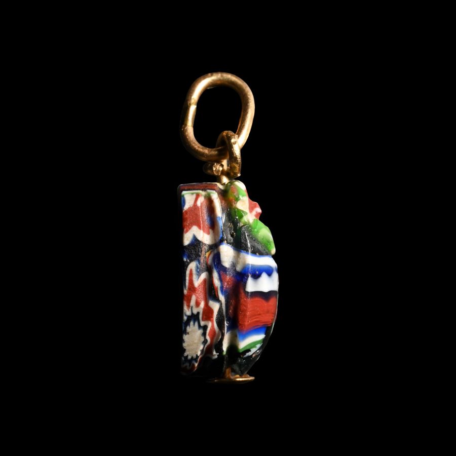Egyptian Millefiori Glass Scarab