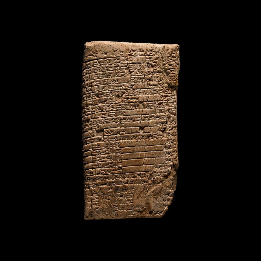 Old Babylonian Cuneiform Tablet with The Dialogue Between Two Women