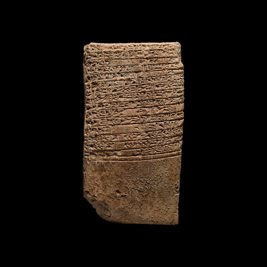 Old Babylonian Cuneiform Tablet with The Dialogue Between Two Women